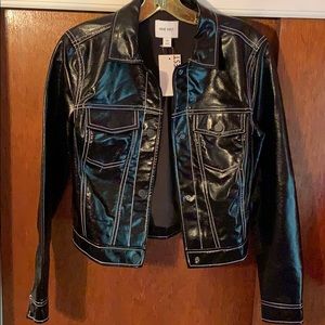 Vegan leather jacket